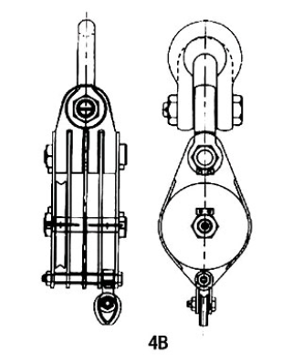 Japanese-style JIS-F342 Lifting Tackle 4B