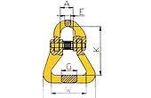 G80 Abnormally Shaped Butterfly Buckle