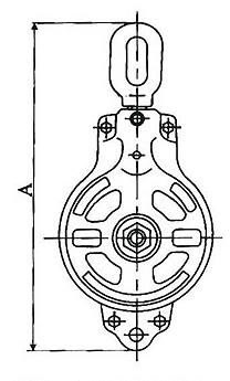 XC Series Marine Single-wheel Cable Tackle